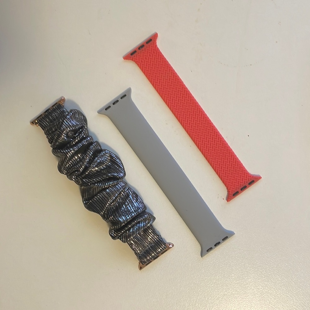 Set of 3 Apple Watchbands fits 38/40mm (w/o watch)